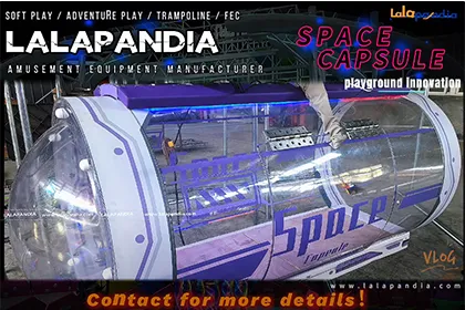 /New game - space capsule for amusement park and playground