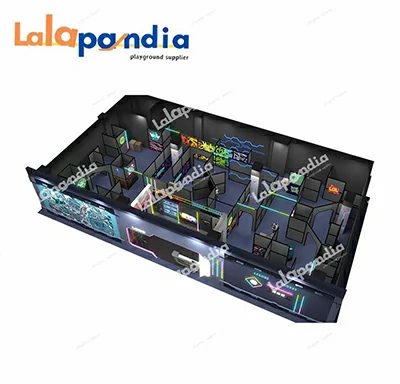 Interactive laser projection games in 2024